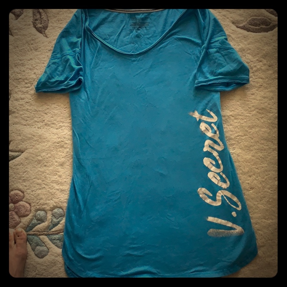 Victoria’s Secret, Blue, sleep shirt
